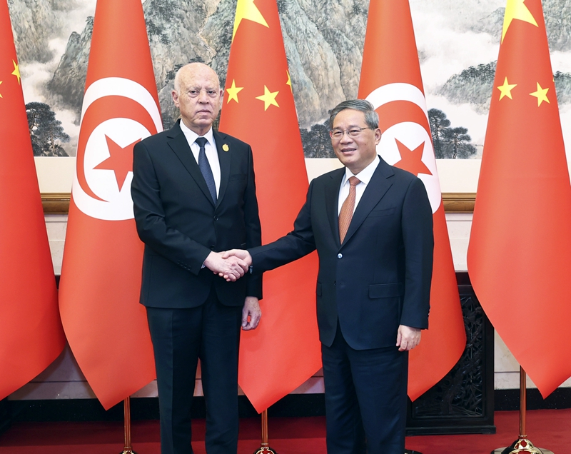李強會見突尼斯總統賽義德「相關圖片」