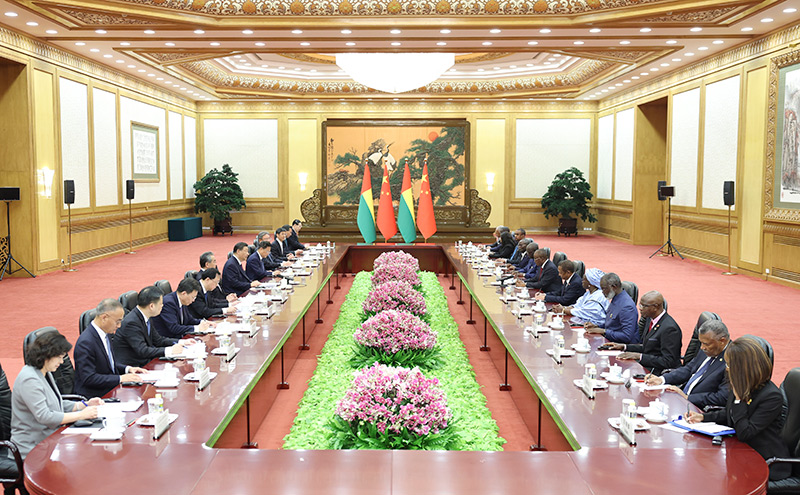 習近平同幾內亞比紹總統恩巴洛會談「相關圖片」